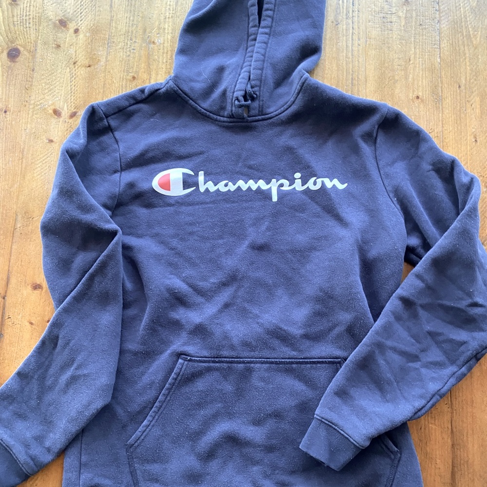 Champion hoodie navy blue